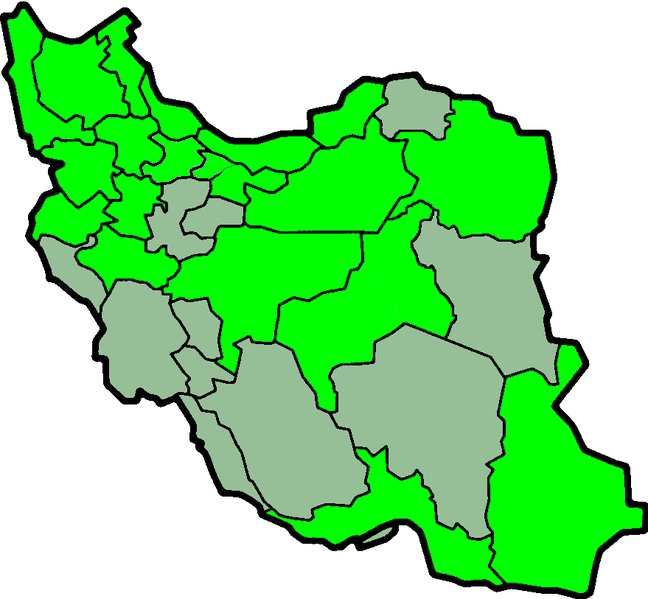 تصویر کارتونی نقشه ایران